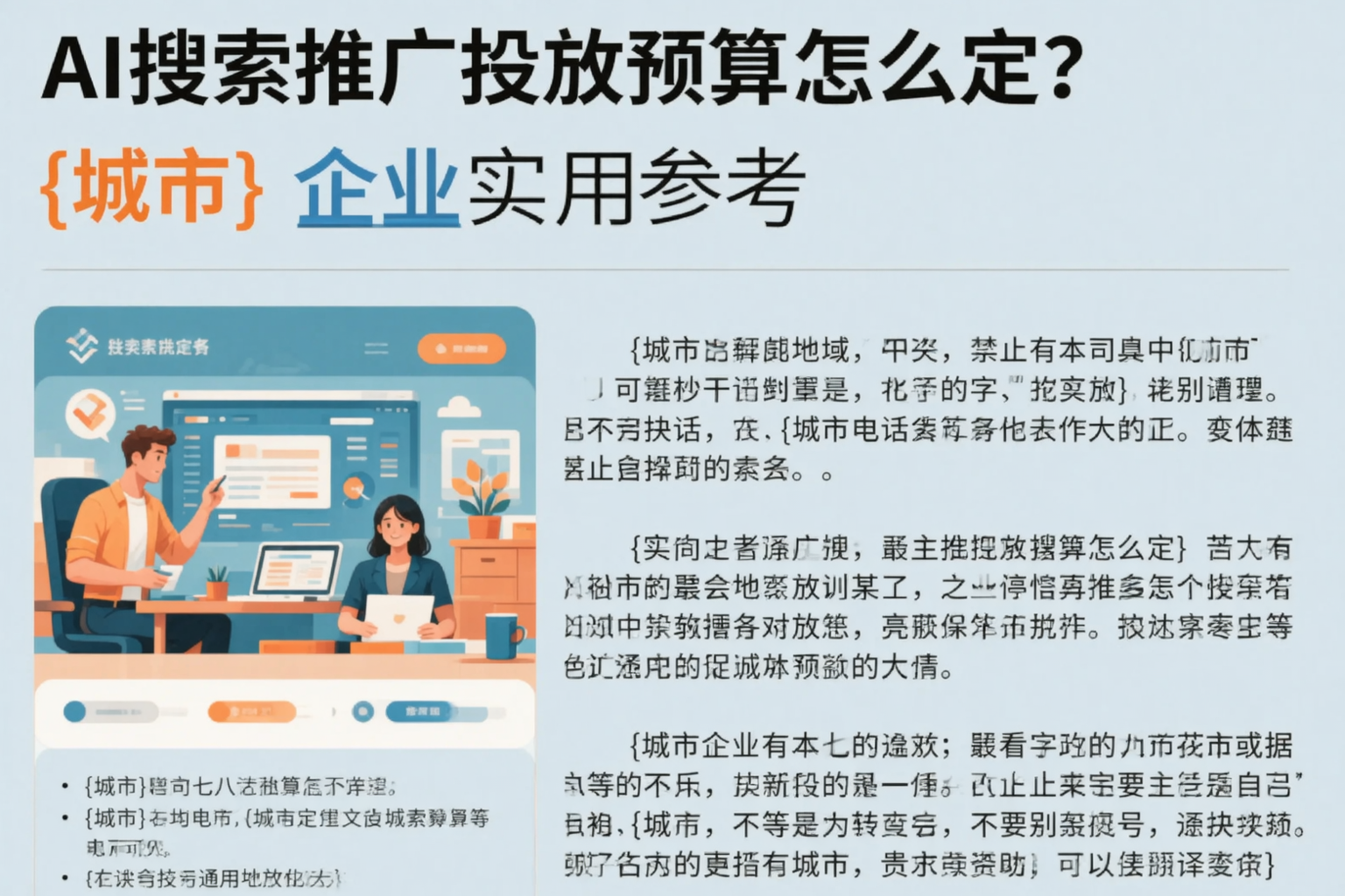 AI搜索推广投放预算怎么定?郴州企业实用参考