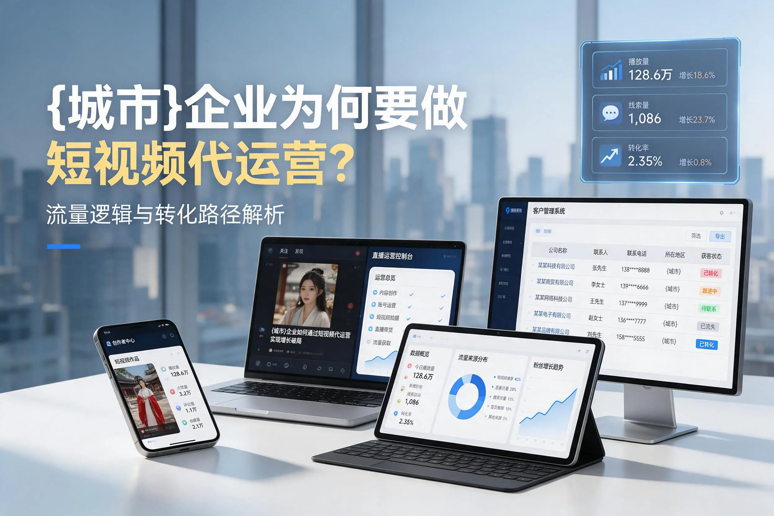 郴州企业为何要做短视频代运营?流量逻辑与转化路径解析