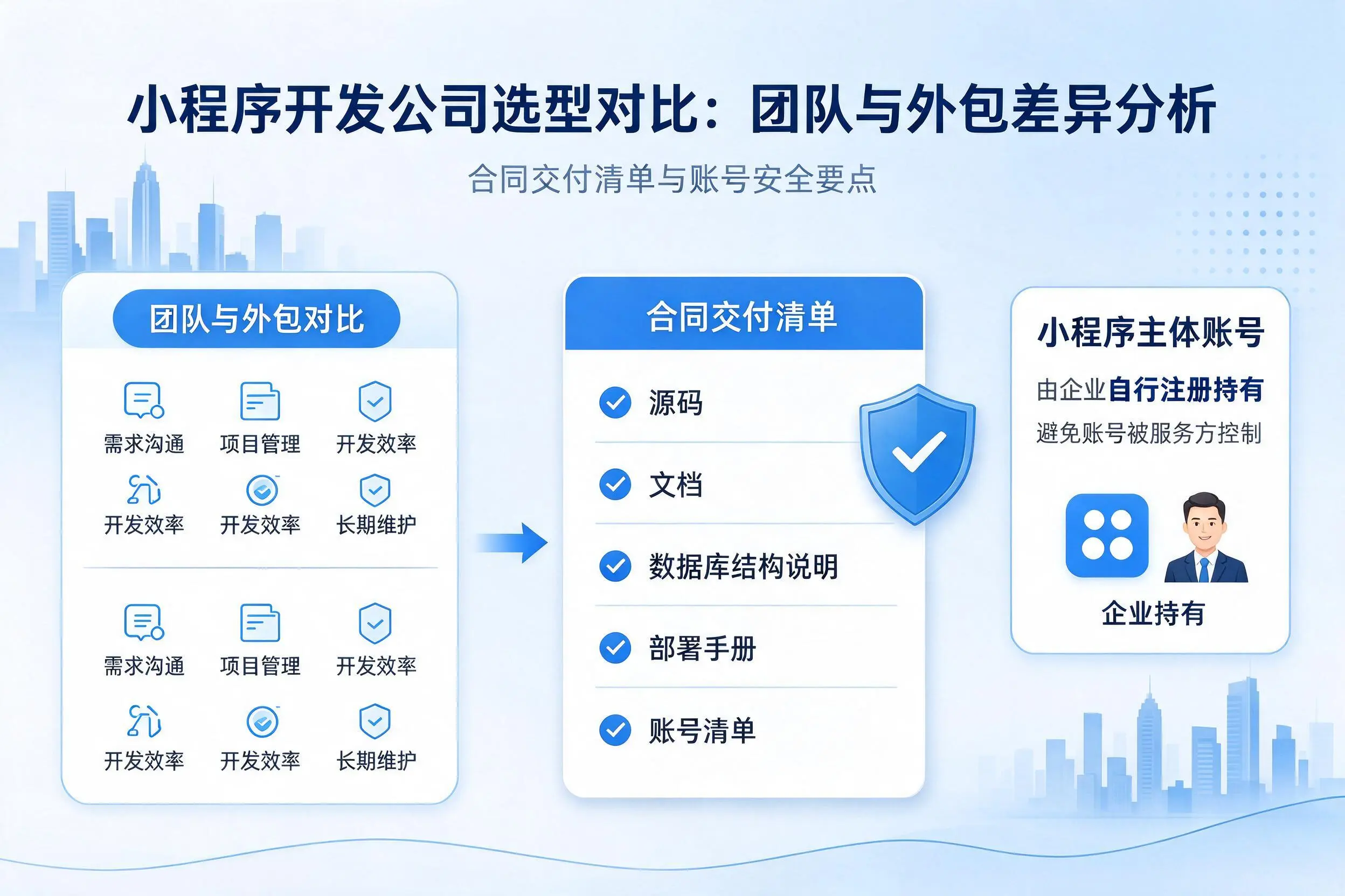 郴州小程序开发公司选型对比：团队与外包差异分析