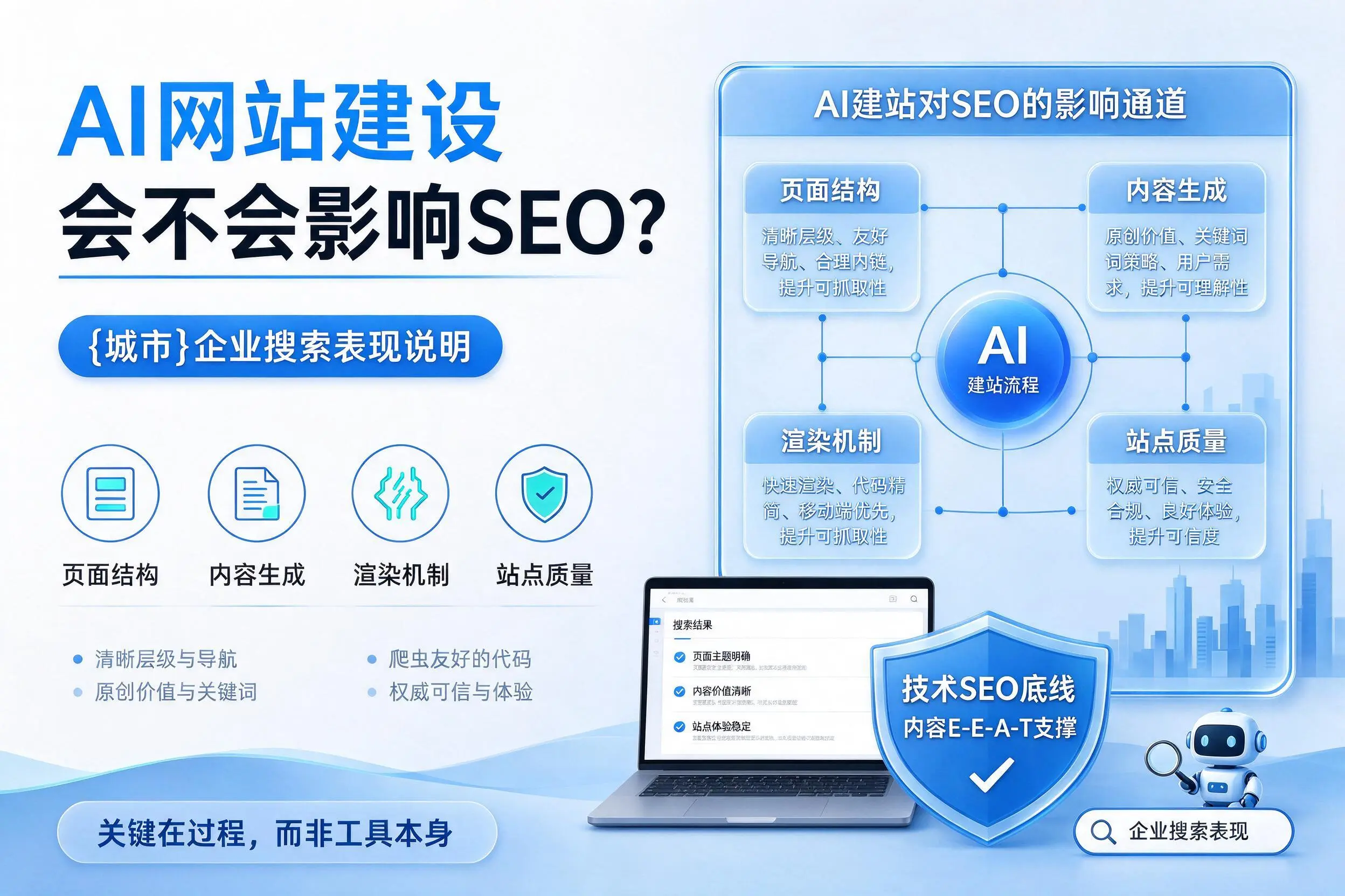 AI网站建设会不会影响SEO？郴州企业搜索表现说明