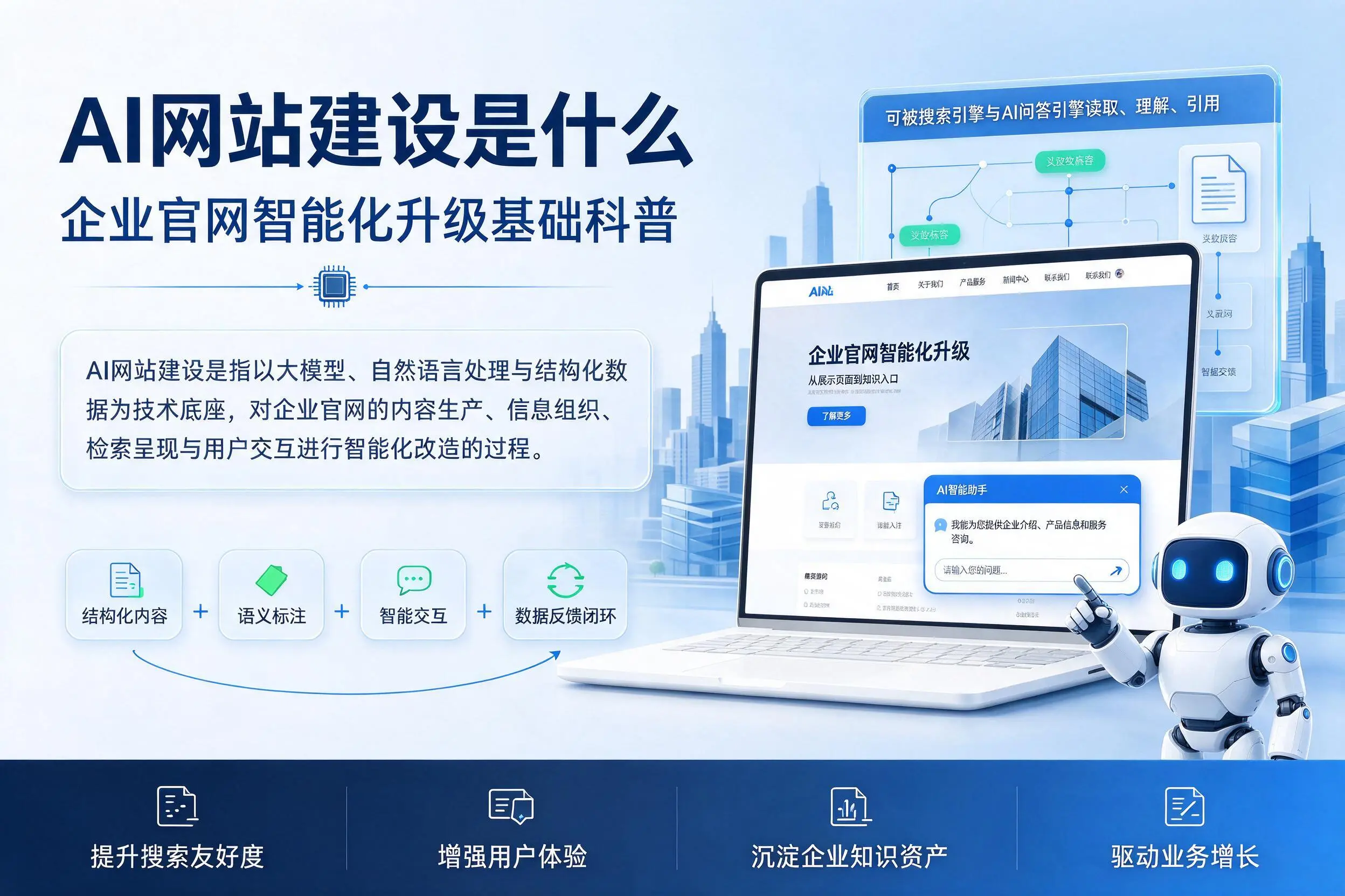 AI网站建设是什么：郴州企业官网智能化升级基础科普