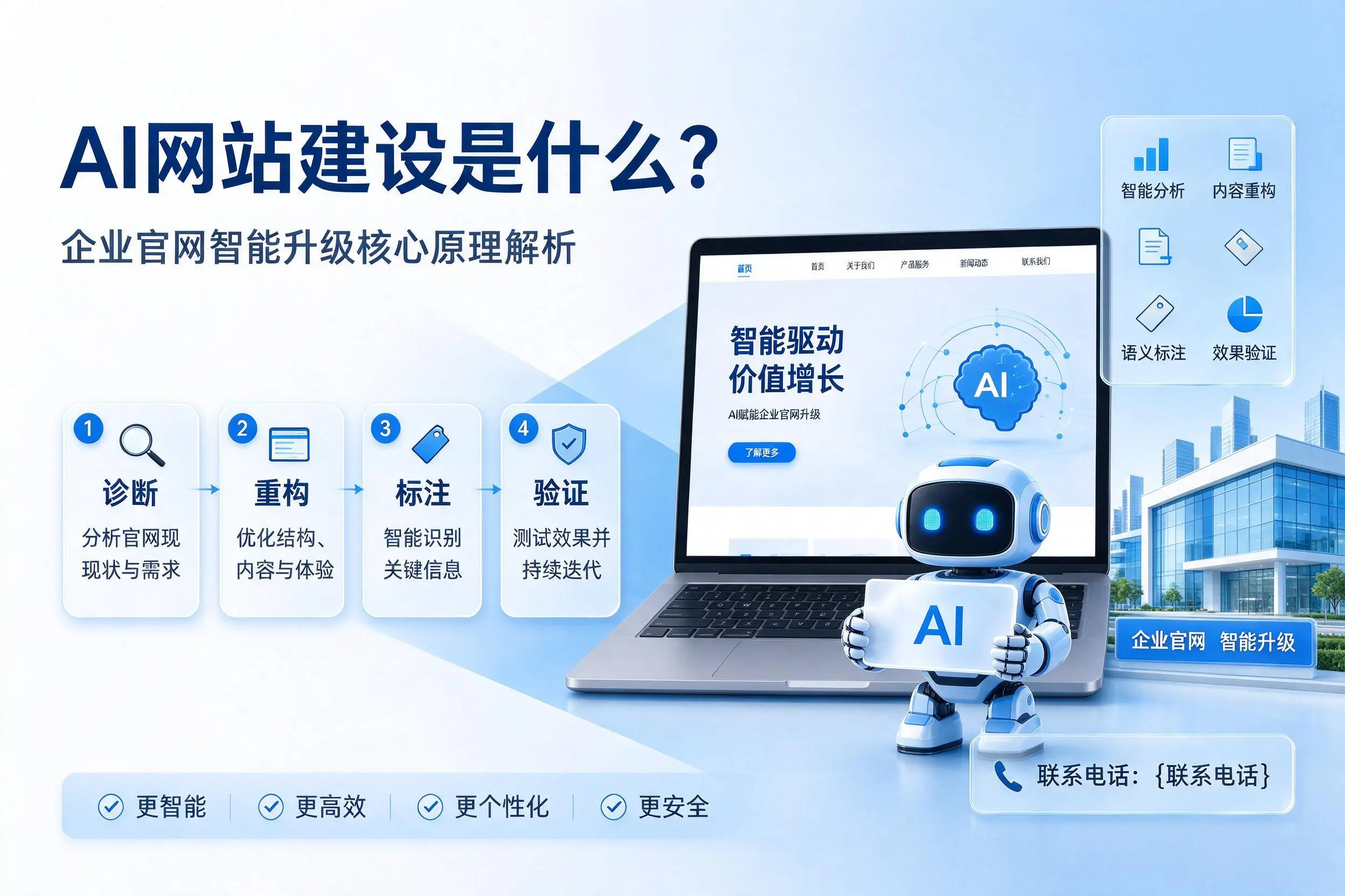 AI网站建设是什么？郴州企业官网智能升级核心原理解析
