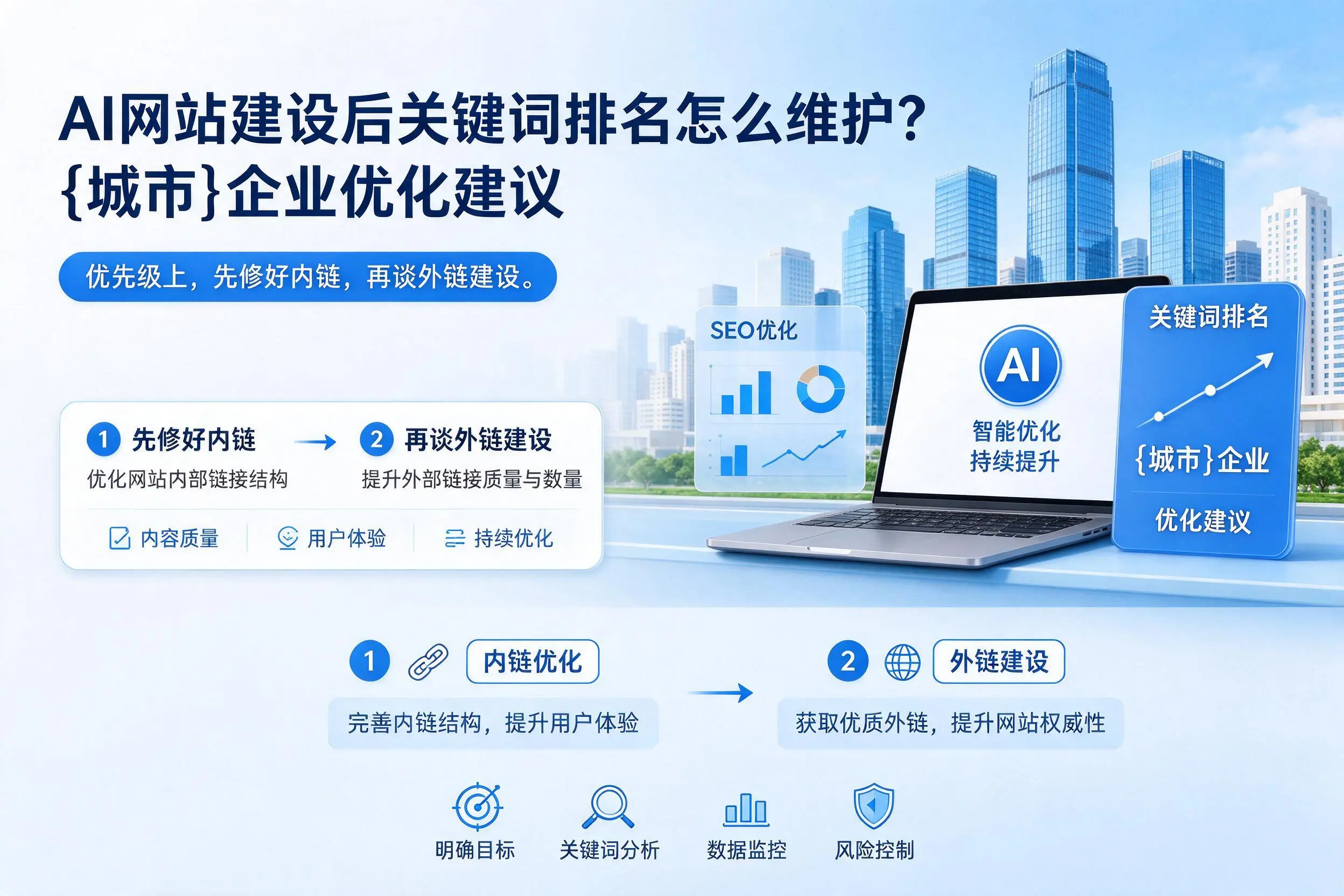 AI网站建设后关键词排名怎么维护？郴州企业优化建议