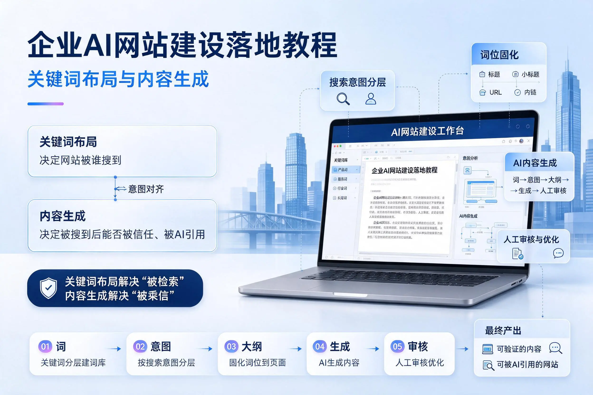 郴州企业AI网站建设落地教程：关键词布局与内容生成